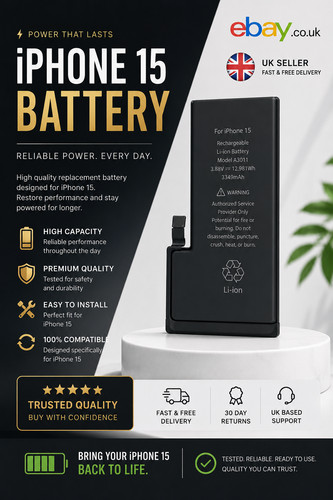 Iphone replacement battery - 15,